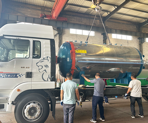 橡膠硫化罐發(fā)貨-河南平頂山